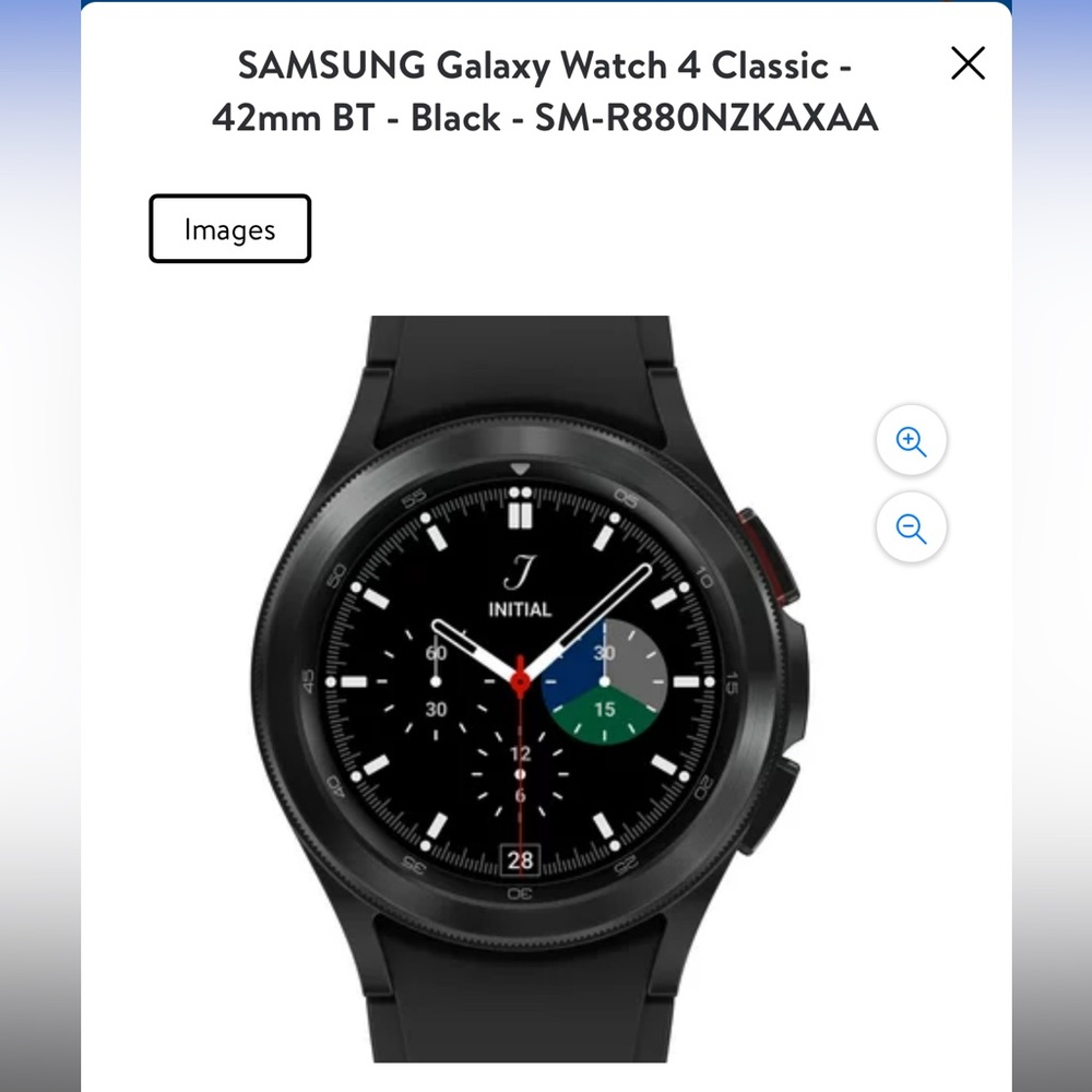SAMSUNG Galaxy Watch 4 Classic - 42mm BT - Black